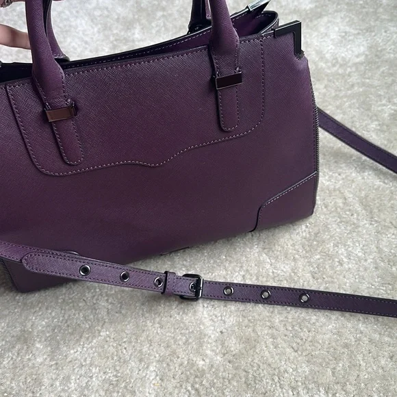 Rebecca Minkoff Amorous Satchel in Dark Cherry - Picture 8 of 11